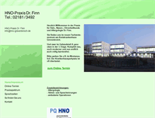 Tablet Screenshot of hno-grevenbroich.de